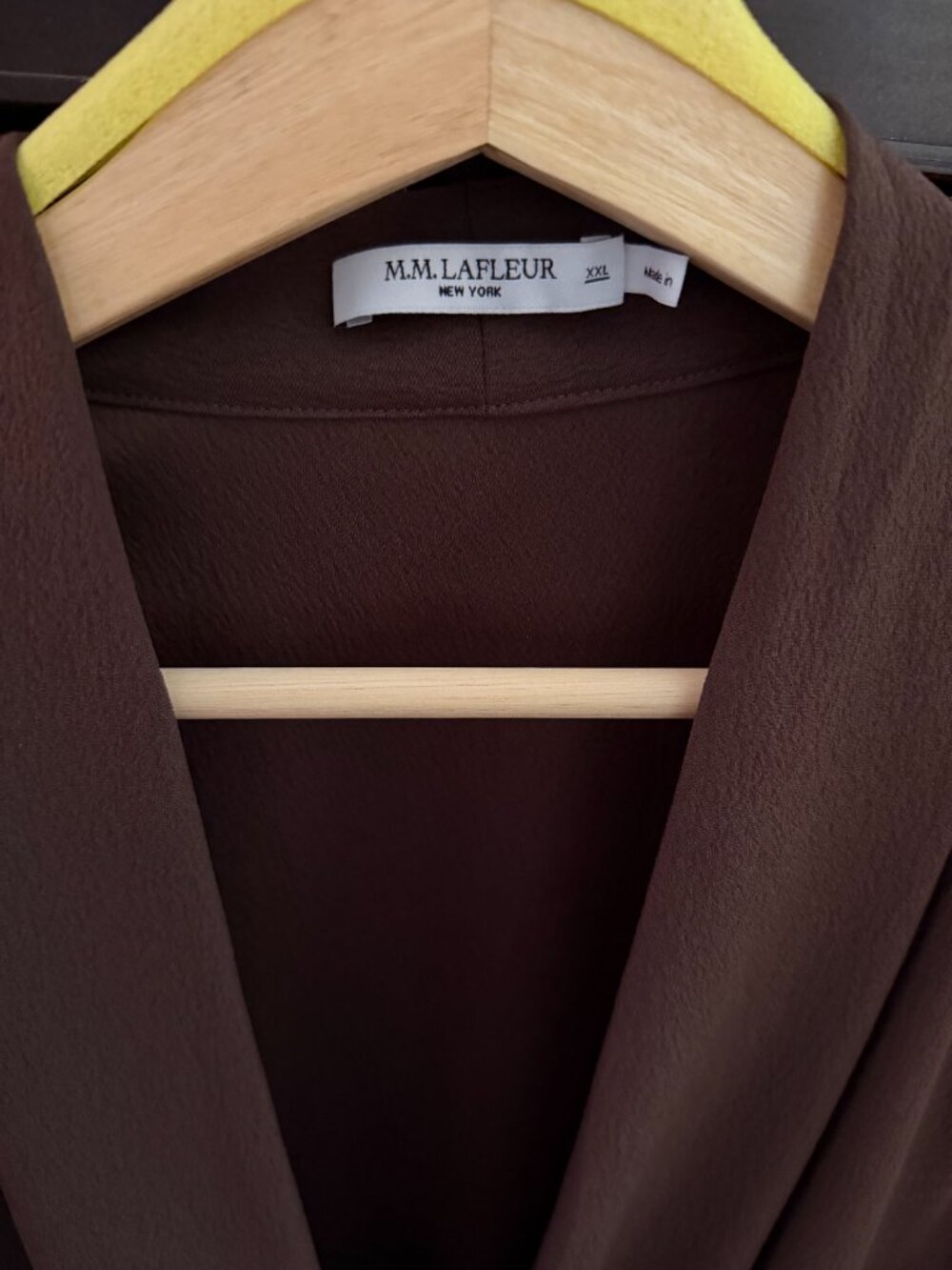 MM LaFleur The Deneuve 1.0 Top XXL Brown - Picture 4 of 9